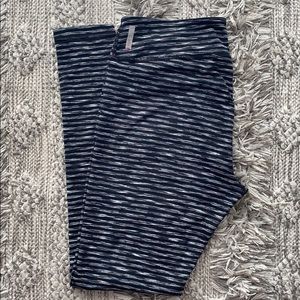 Zella High Waist Stripped Leggings